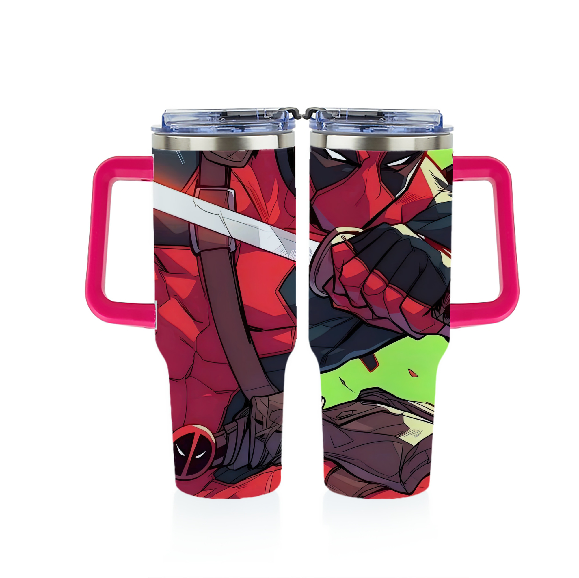 （画像用） Deadpool デッドプール 1200ｍLフルプリント車用タンブラー